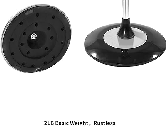 حامل مجفف الشعر مع صينية وحاملين لولبيين | Hair Dryer Stand with Tray Acrylic and Two Spiral Holders