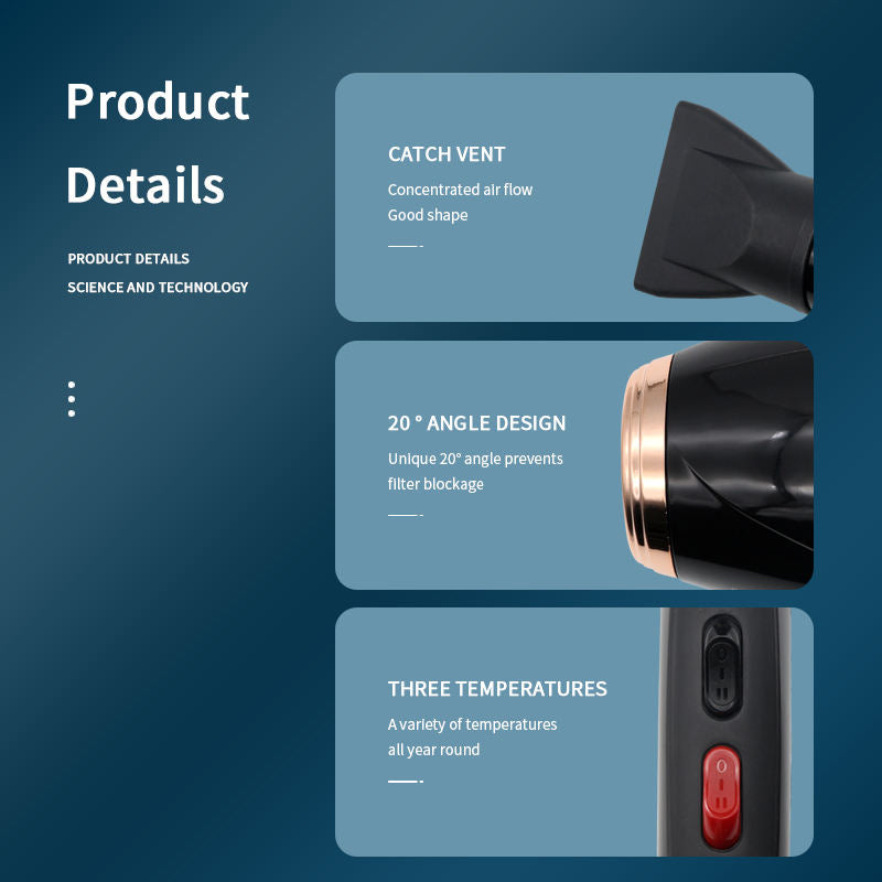 مجفف شعر روزيا | Rozia Hair Dryer