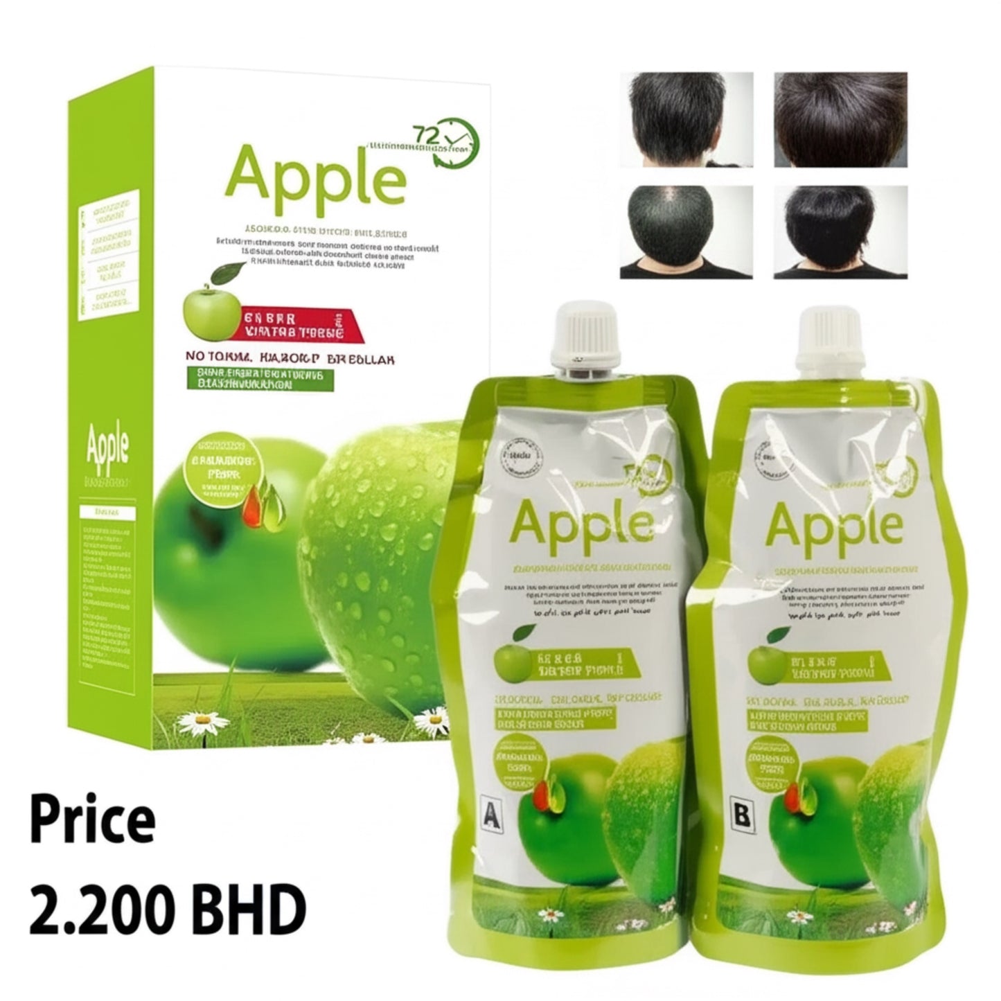 Apple hair Color (BLACK)