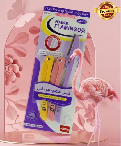 شفرة فلامنغو للوجه والجسم | Feather-Flamingo Razor for Face & Body